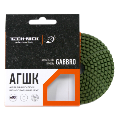 Алмазный Гибкий Шлифовальный Круг TECH-NICK GABBRO D100/№200